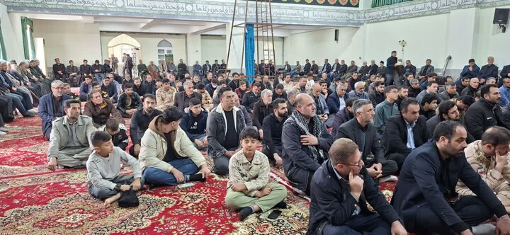تصاویر | مراسم اربعین رهبر شهید انقلاب در خداآفرین