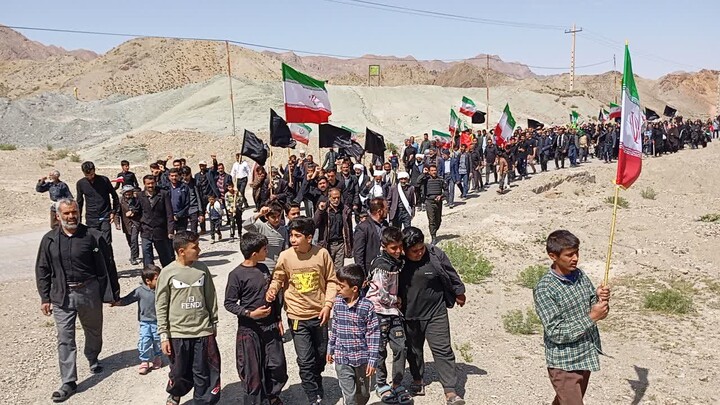 تصاویر| روستاهای لانو در اربعین رهبر شهید