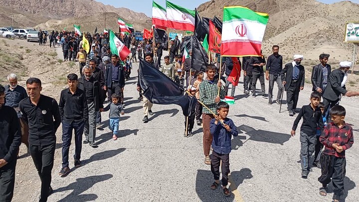 تصاویر| روستاهای لانو در اربعین رهبر شهید