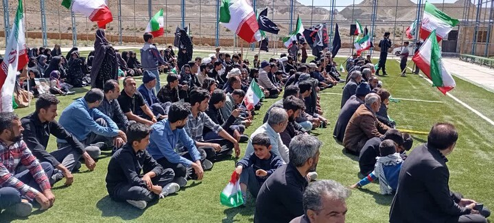 تصاویر| روستاهای لانو در اربعین رهبر شهید