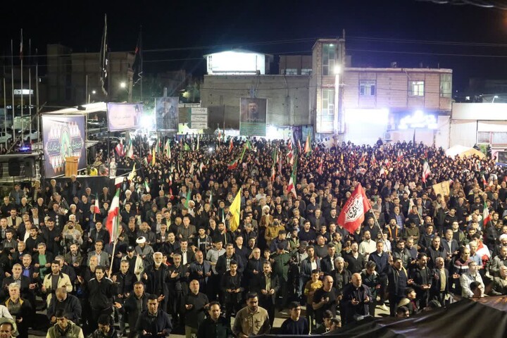 تصاویر | مراسم اربعین رهبر شهید انقلاب در طارم