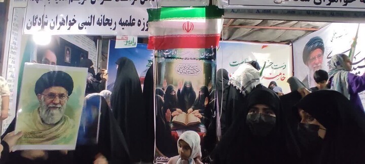 تصاویر/فعالیت طلاب مدرسه علمیه ریحانه النبی (س) شادگان