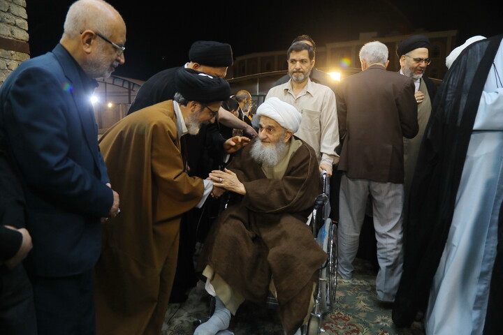 تصاویر / مراسم چهلمین شب ارتحال آیت الله حاج شیخ محمدرضا مامقانی
