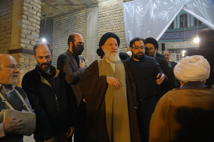 تصاویر / مراسم چهلمین شب ارتحال آیت الله حاج شیخ محمدرضا مامقانی