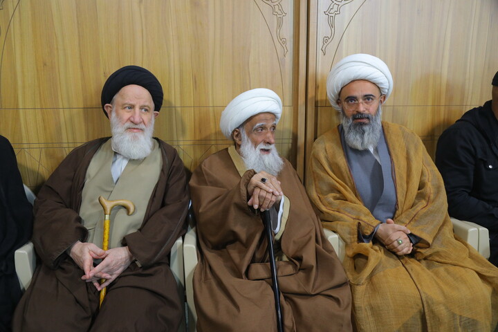تصاویر / مراسم چهلمین شب ارتحال آیت الله حاج شیخ محمدرضا مامقانی