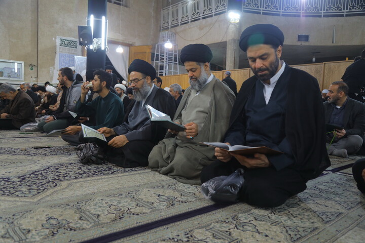 تصاویر / مراسم چهلمین شب ارتحال آیت الله حاج شیخ محمدرضا مامقانی