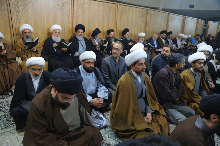 تصاویر / مراسم چهلمین شب ارتحال آیت الله حاج شیخ محمدرضا مامقانی