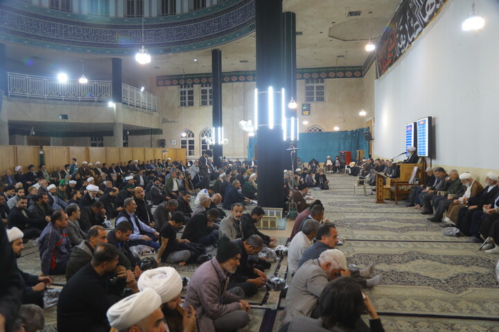 تصاویر / مراسم چهلمین شب ارتحال آیت الله حاج شیخ محمدرضا مامقانی