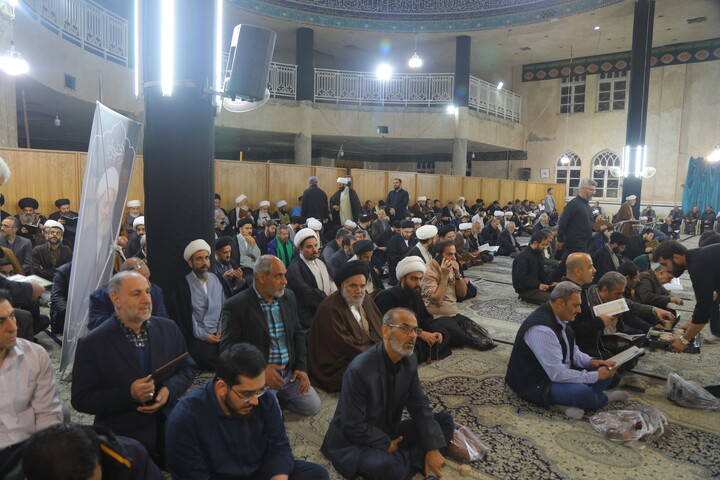 تصاویر / مراسم چهلمین شب ارتحال آیت الله حاج شیخ محمدرضا مامقانی