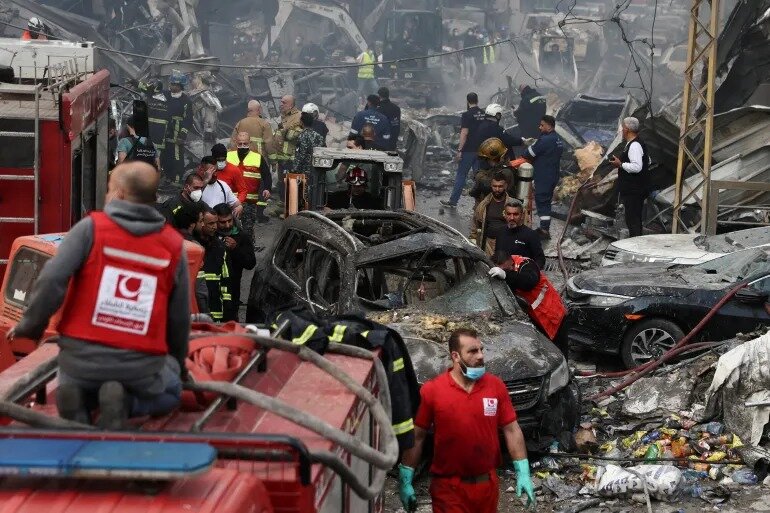 Hamas condemns Beirut bombing: Horrific massacres against civilians and flagrant violation of international law