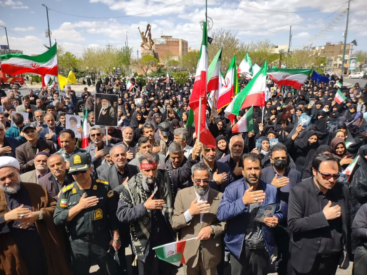 فیلم| برگزاری مراسم اربعین شهادت قائد امت در دلیجان