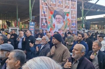 فیلم| مراسم چهلمین روز عروج ملکوتی قائد شهید امت در محلات