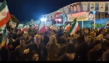 فیلم| چهلمین شب تجدید بیعت با رهبر انقلاب در ساوه