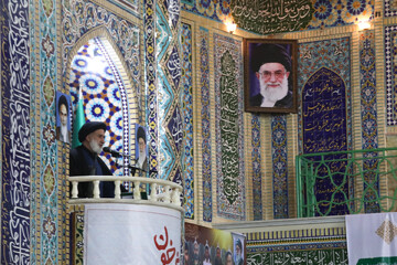 تصاویر/ مراسم چهلم امام شهید امت در مصلی شهرکرد