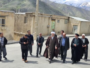 تصاویر/ سفر نماینده ولی فقیه به روستای «نشور» شهرستان کامیاران