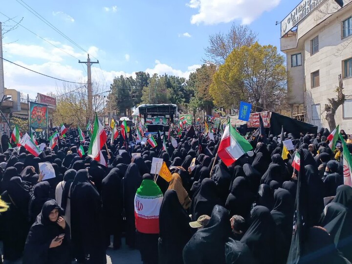 تصاویر / همدان غرق در ماتم