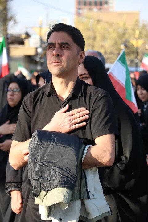 تصاویر/عزاداری هیات های مذهبی شهرستان کارچان در اربعین قائد امت در میدان شهدای اراک