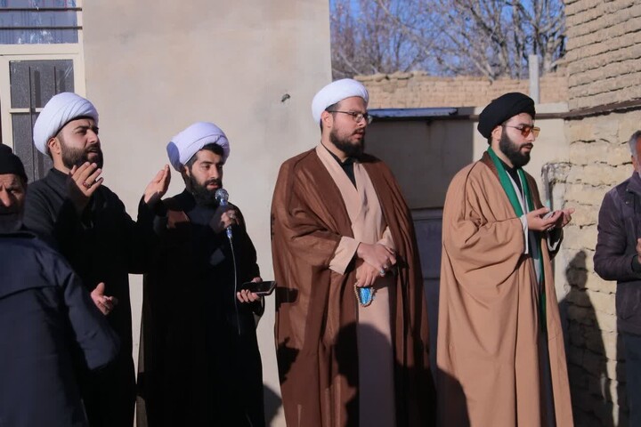 تصاویر/حضور طلاب مدرسه علمیه آیت الله آخوند در روستاهای اطراف همدان
