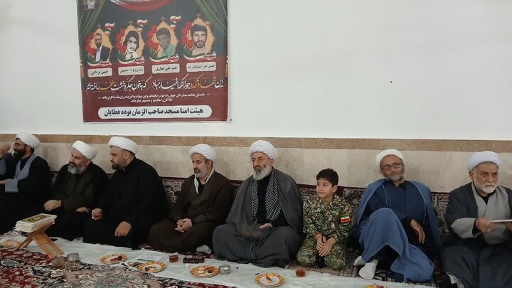 تصاویر/ چهلمین روز شهادتِ طلبه شهید مهندس حسن یزدانی با حضور حجت‌الاسلام والمسلمین حاجی‌زاده امام جمعه دابودشت و دشت‌سر