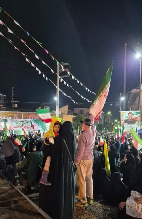 تصاویر/ اجتماع مردمی بزرگ، به مناسبت اربعین رهبر شهید انقلاب (ره) در تنکابن