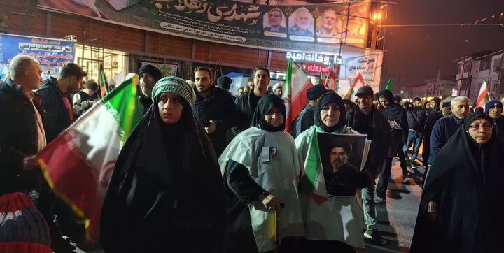 تصاویر/ اجتماع مردمی بزرگ، به مناسبت اربعین رهبر شهید انقلاب (ره) در تنکابن