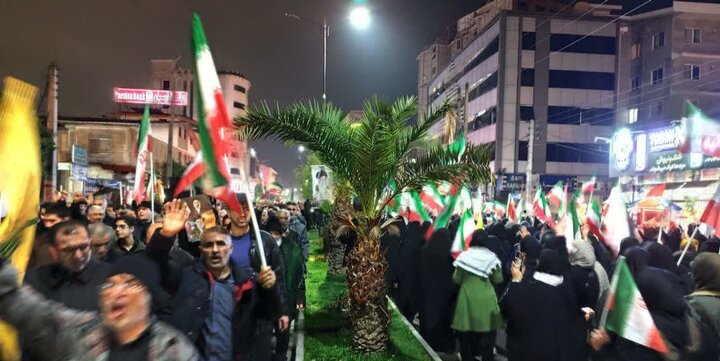 تصاویر/ اجتماع مردمی بزرگ، به مناسبت اربعین رهبر شهید انقلاب (ره) در تنکابن