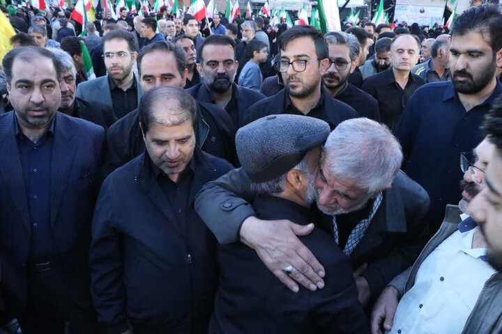 تصاویر/ اجتماع هیئات مذهبی یزد در چهلم شهادت امام خامنه ای