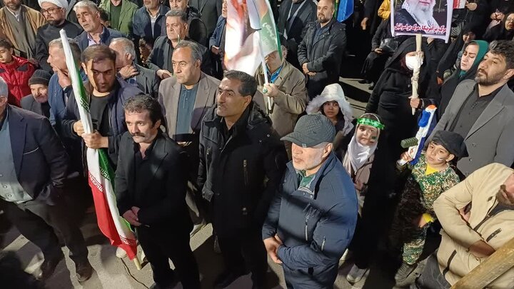تصاویر/ عزاداری مردم میاندوآب در اربعین شهادت رهبر معظم انقلاب