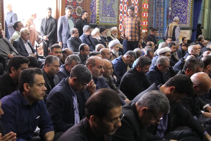 تصاویر/ بزرگداشت چهلم رهبر شهید در مسجد روضه محمدیه یزد