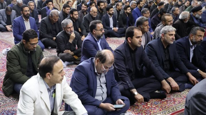 تصاویر/ بزرگداشت چهلم رهبر شهید در مسجد روضه محمدیه یزد