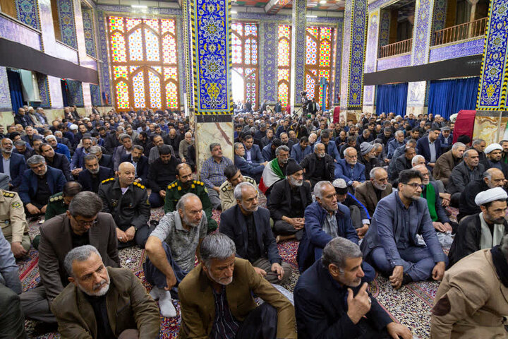 تصاویر/ بزرگداشت چهلم رهبر شهید در مسجد روضه محمدیه یزد