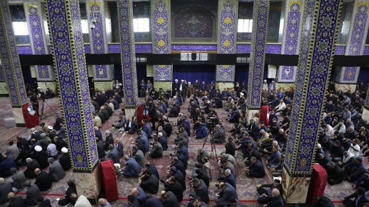 تصاویر/ بزرگداشت چهلم رهبر شهید در مسجد روضه محمدیه یزد