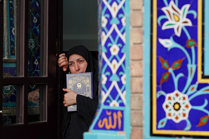 تصاویر/ حرم مطهر رضوی در چهلمین روز شهادت رهبر شهید انقلاب