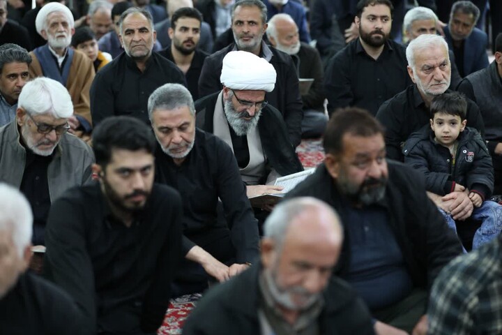 تصاویر/ مراسم بزرگداشت چهلمین روز شهادت حاج محمد باصری و مهندس شایان تبریزی‌امجد در سمنان