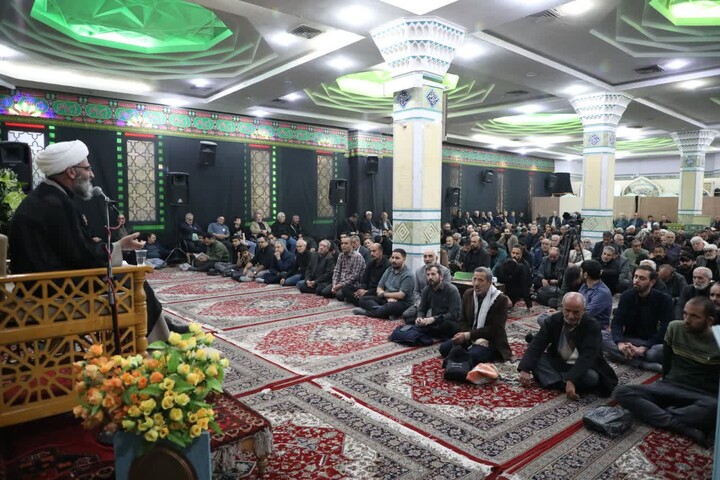 تصاویر/ مراسم بزرگداشت چهلمین روز شهادت حاج محمد باصری و مهندس شایان تبریزی‌امجد در سمنان