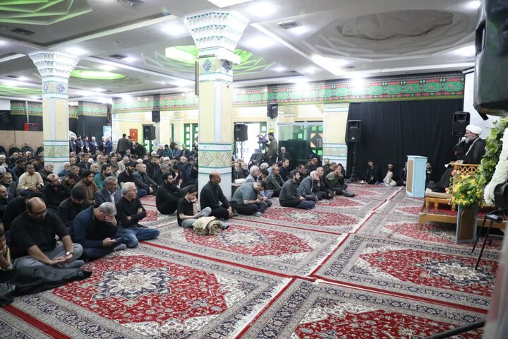 تصاویر/ مراسم بزرگداشت چهلمین روز شهادت حاج محمد باصری و مهندس شایان تبریزی‌امجد در سمنان