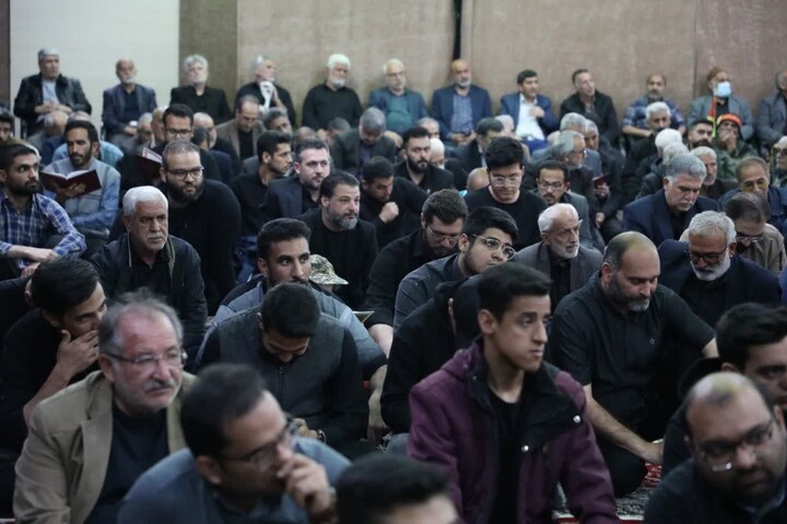 تصاویر/ مراسم بزرگداشت چهلمین روز شهادت حاج محمد باصری و مهندس شایان تبریزی‌امجد در سمنان