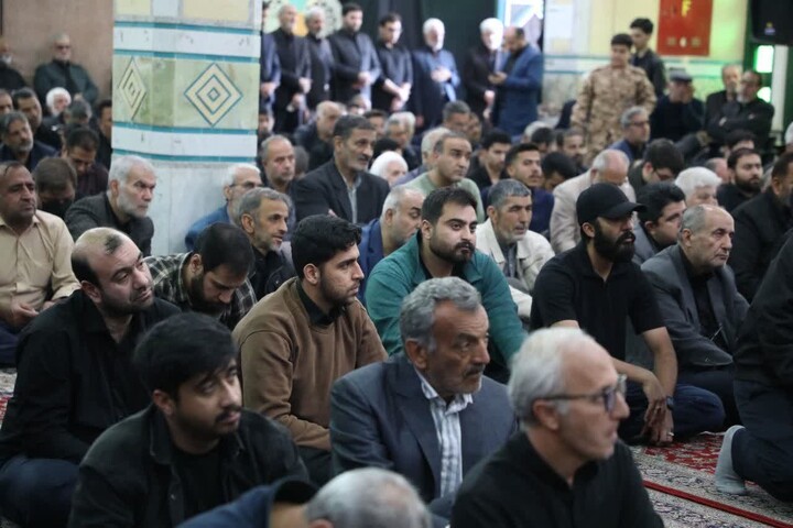 تصاویر/ مراسم بزرگداشت چهلمین روز شهادت حاج محمد باصری و مهندس شایان تبریزی‌امجد در سمنان
