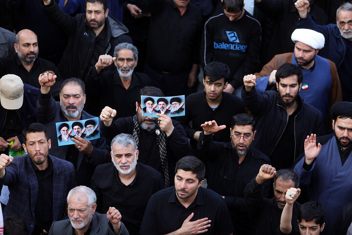 تجمع هیئات مذهبی قم به مناسبت چهلمین روز شهادت رهبر انقلاب