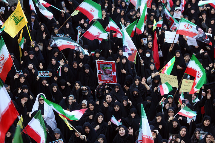 تجمع هیئات مذهبی قم به مناسبت چهلمین روز شهادت رهبر انقلاب