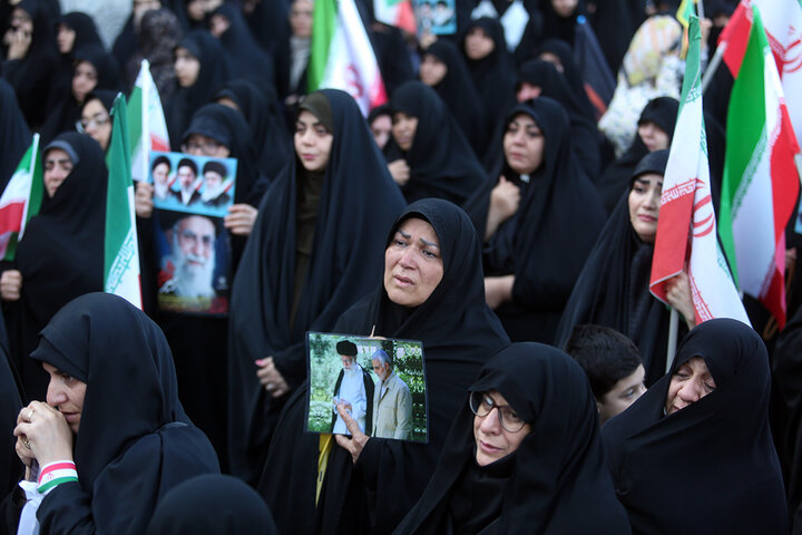 تجمع هیئات مذهبی قم به مناسبت چهلمین روز شهادت رهبر انقلاب