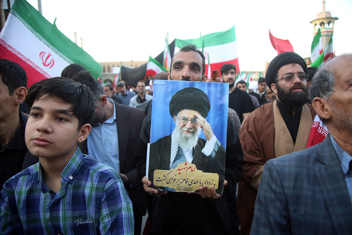 تجمع هیئات مذهبی قم به مناسبت چهلمین روز شهادت رهبر انقلاب