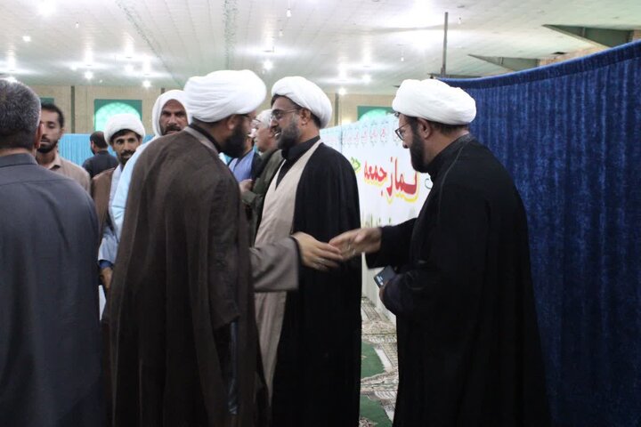 تصاویر/ آیین عبادی سیاسی نماز جمعه شهرستان دلگان