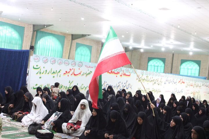 تصاویر/ آیین عبادی سیاسی نماز جمعه شهرستان دلگان