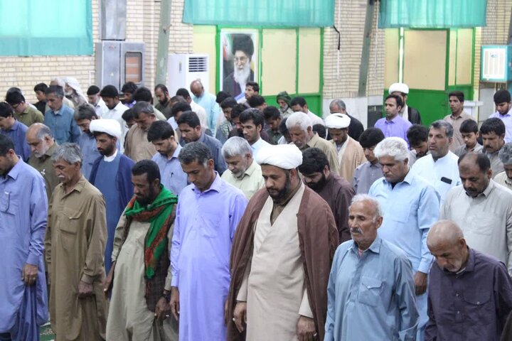 تصاویر/ آیین عبادی سیاسی نماز جمعه شهرستان دلگان