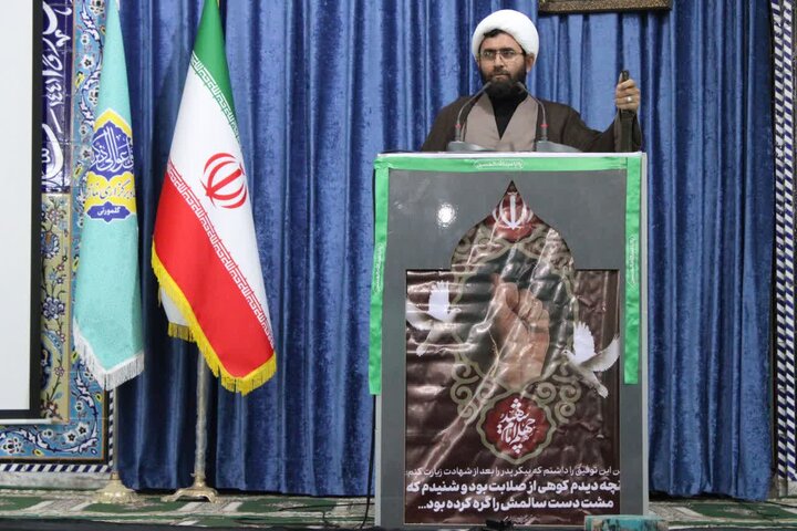 تصاویر/ آیین عبادی سیاسی نماز جمعه شهرستان دلگان