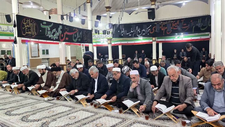 تصاویر/ مراسم اربعین شهادت رهبر انقلاب در ماکو
