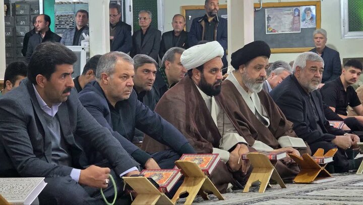 تصاویر/ مراسم اربعین شهادت رهبر انقلاب در ماکو