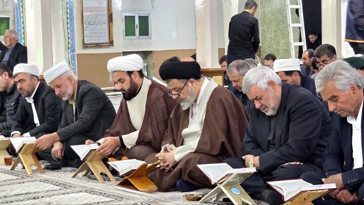 تصاویر/ مراسم اربعین شهادت رهبر انقلاب در ماکو
