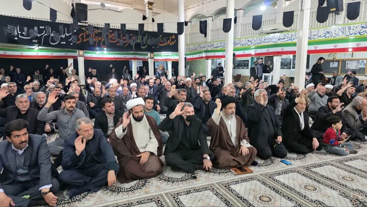 تصاویر/ مراسم اربعین شهادت رهبر انقلاب در ماکو